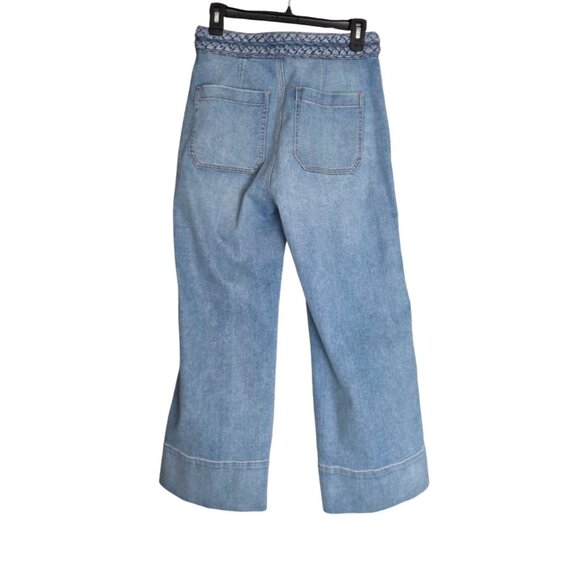 Women's - Current/Elliott The Braided Poolside High Rise Crop Jeans, Size 28 - Picture 8 of 9